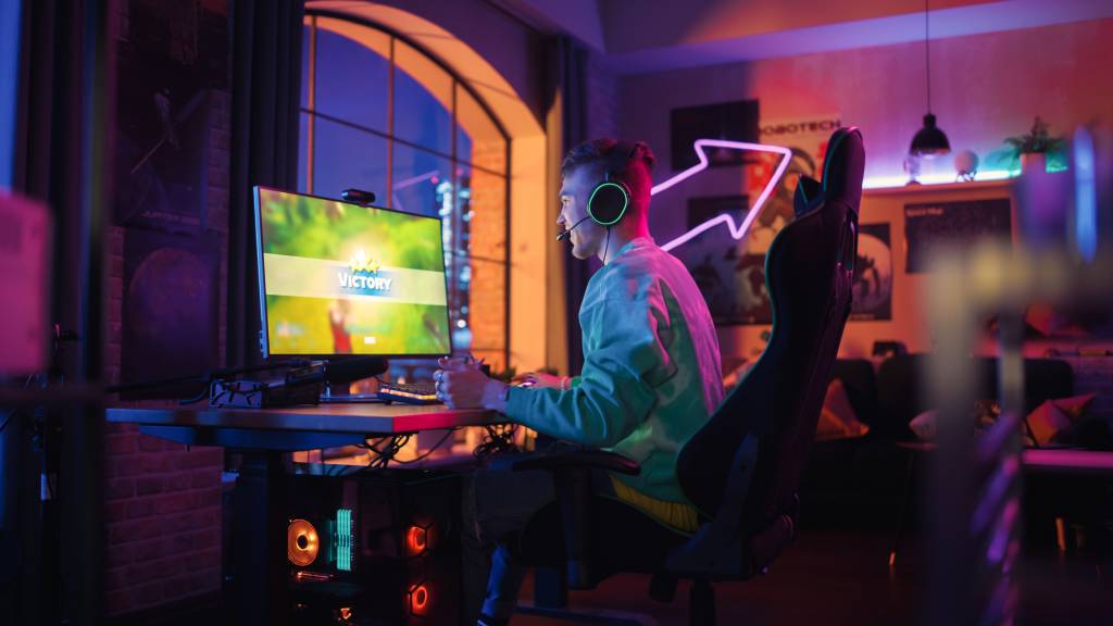 Bureau gamer coin gaming