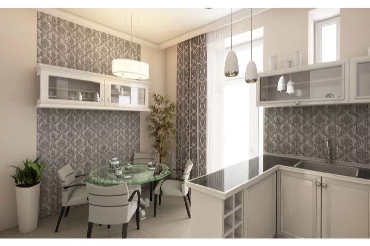 Petit cuisine salle à manger traditionnelle