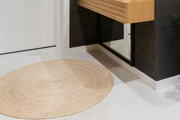 Tapis en jonc de mer