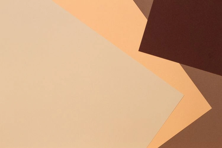 Assemblage de couleurs neutres pour décoration