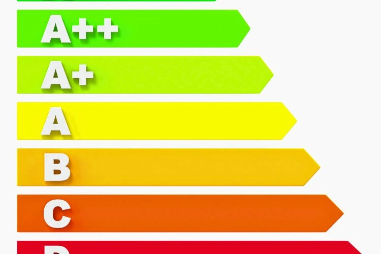 Différentes classes énergétiques d'un appareil électroménager