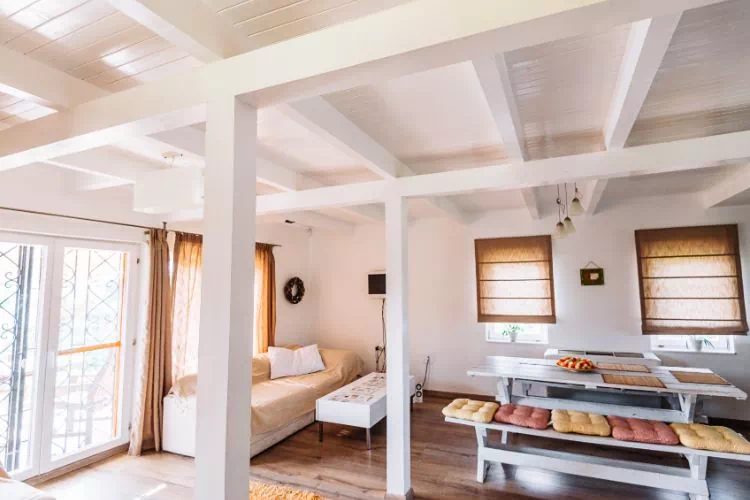 Salon minimaliste de style nordique