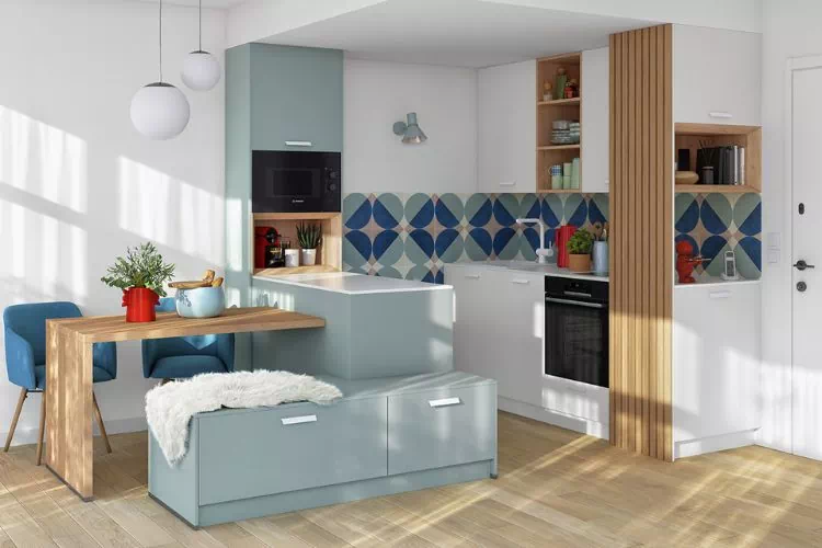 Petite cuisine bien équipée