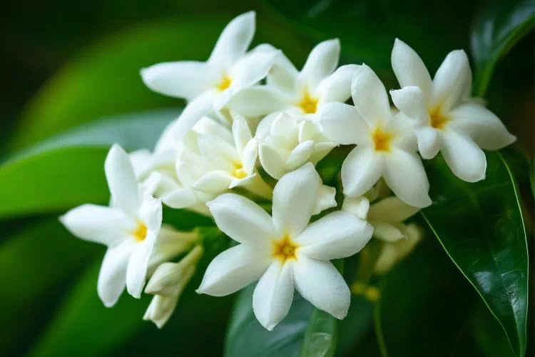 Fleurs de jasmin de Madagascar