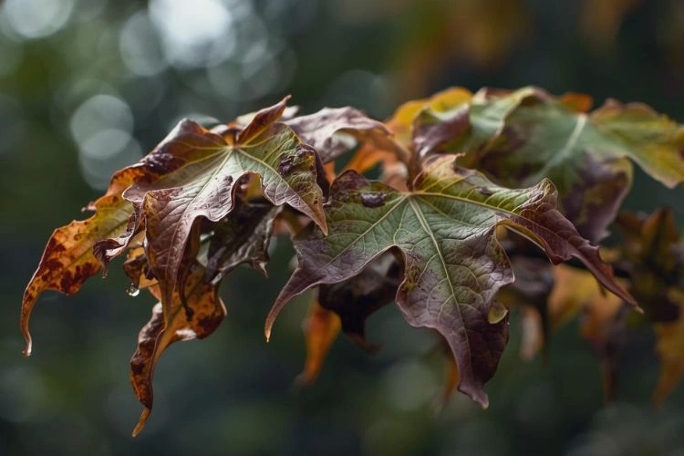 Erable du Japon malade