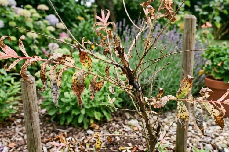 Saule crevette desséché