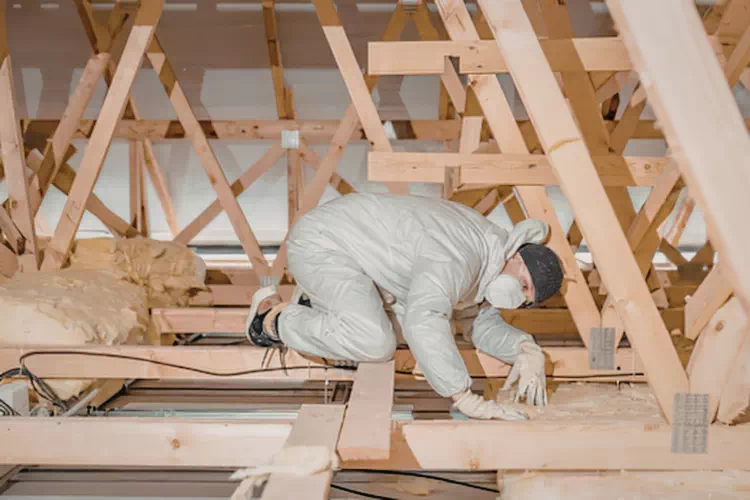 Installation d'une isolation thermique