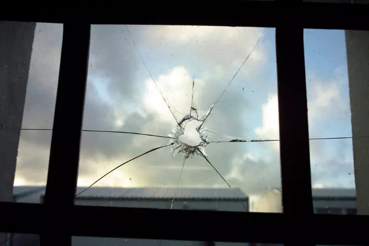 Vitre cassée