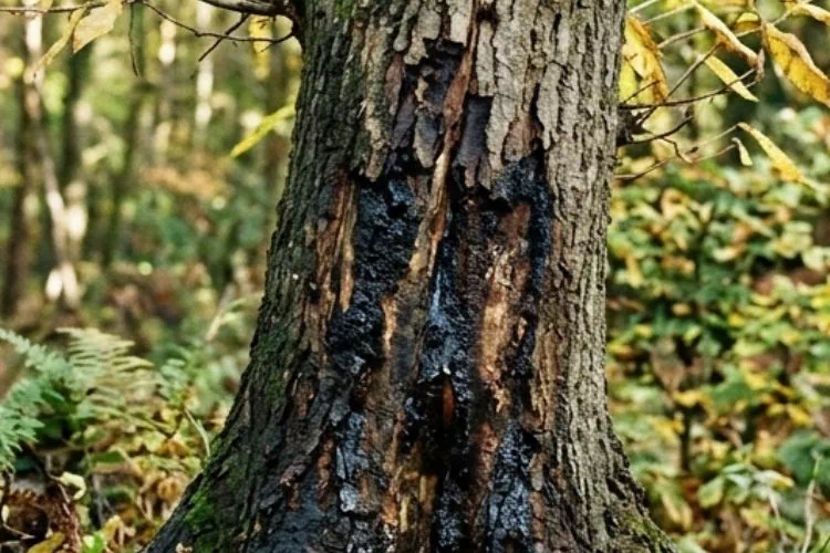 Maladie de l'encre sur châtaignier