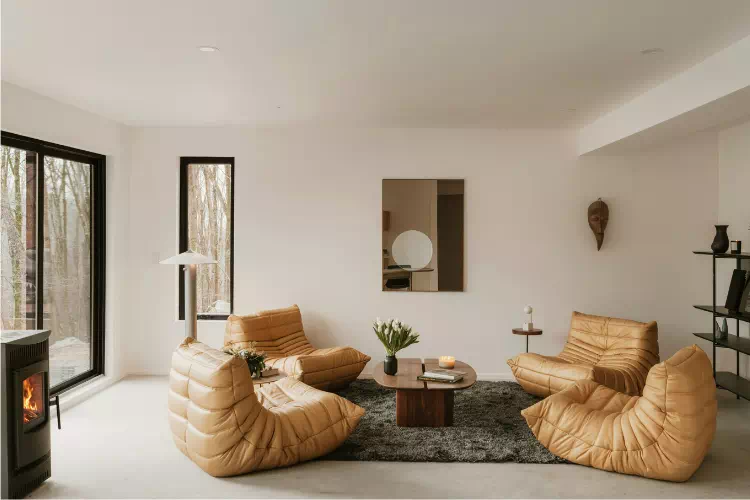 Décoration d'un petit salon