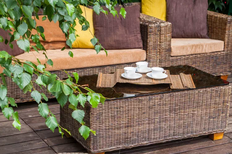 Petite terrasse confortable