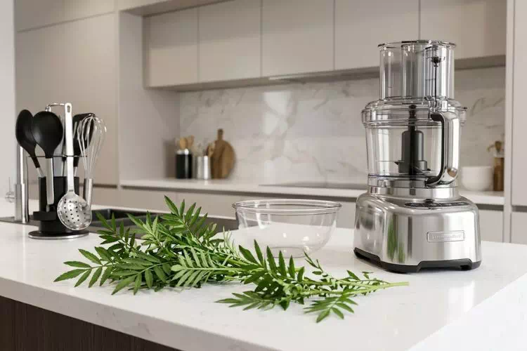 Tagetes minuta en cuisine