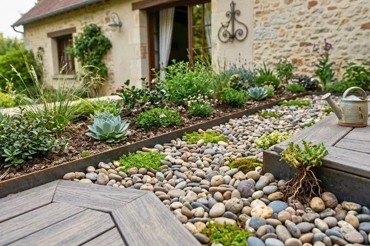 Bordure de terrasse fini
